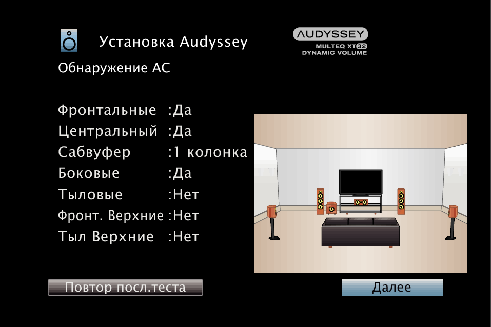 GUI Audyssey7 X85